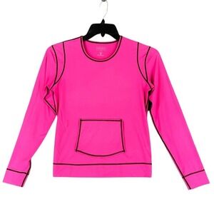 Athleta Sonar Pullover Top Women S Athletic Active Yoga Training Pocket Studio